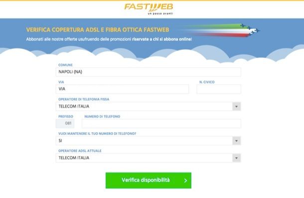 Copertura ADSL
