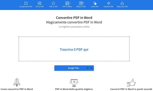 Convertire PDF in Word