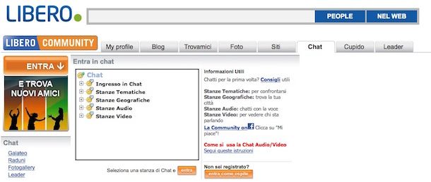 chat senza registrazione gratuita