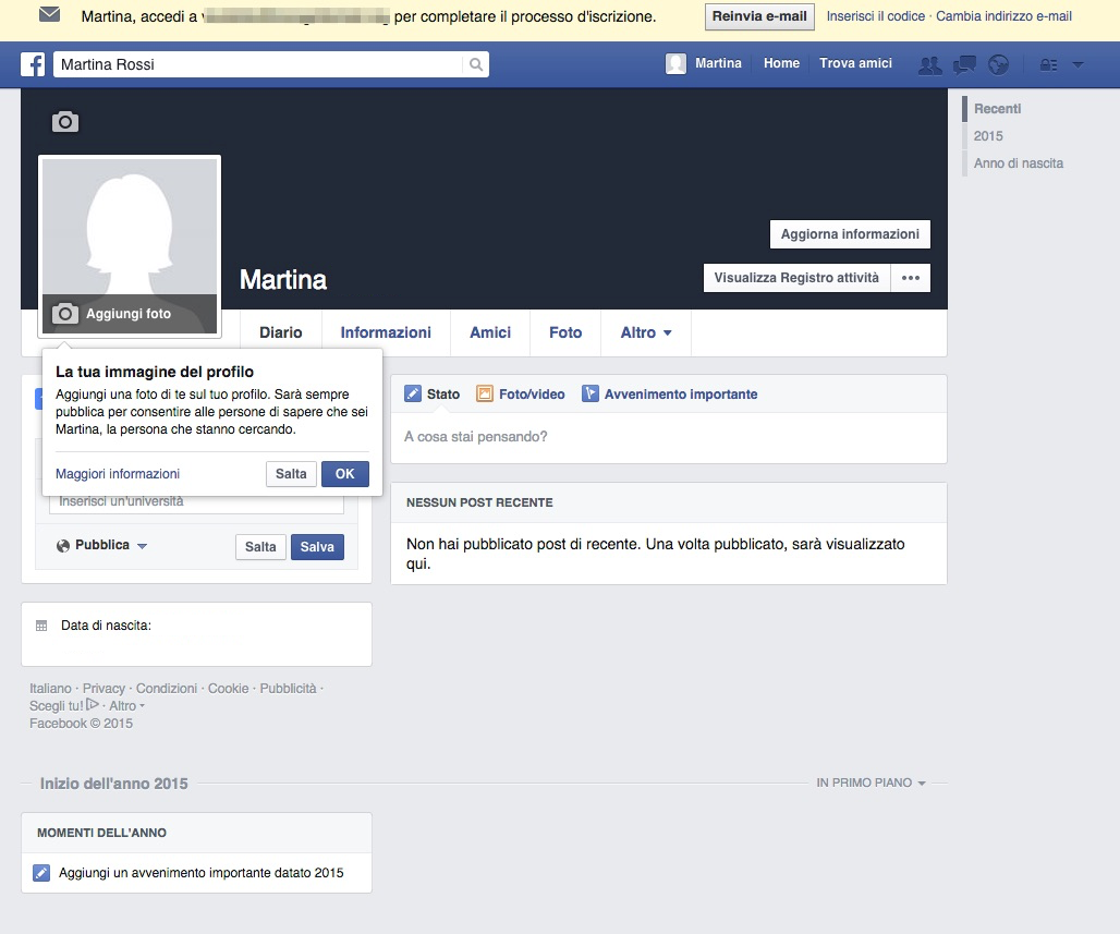 Come creare profilo Facebook Salvatore Aranzulla