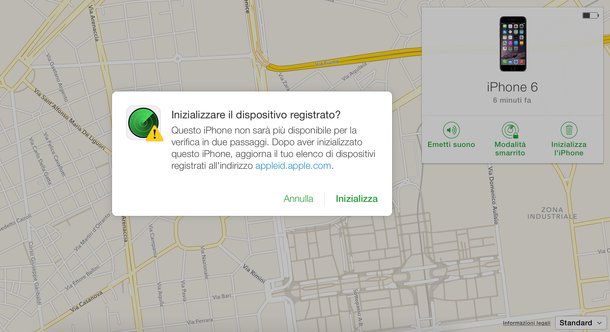 Come bloccare telefono rubato