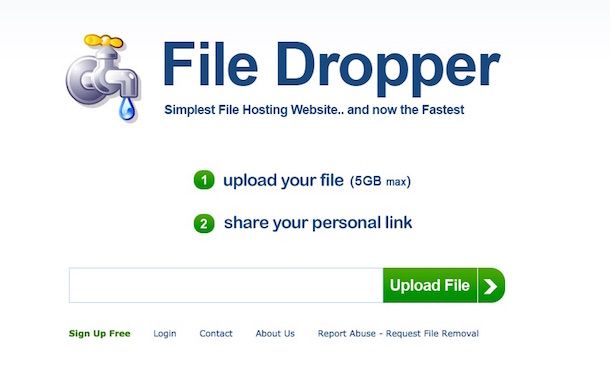 Screenshot di File Dropper