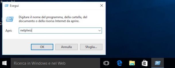 Screenshot di Windows 10
