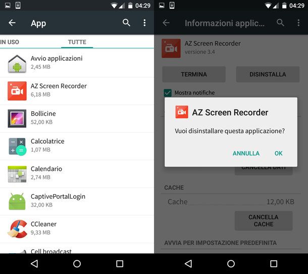 Come aumentare memoria interna Android