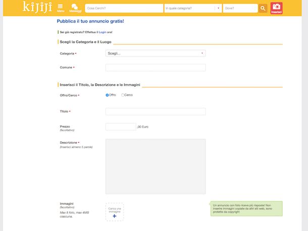 Screenshot di Kijiji