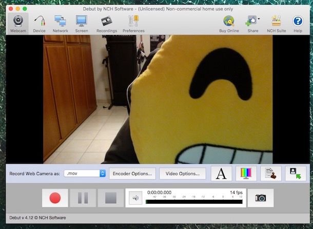 Registrare video con la iSight