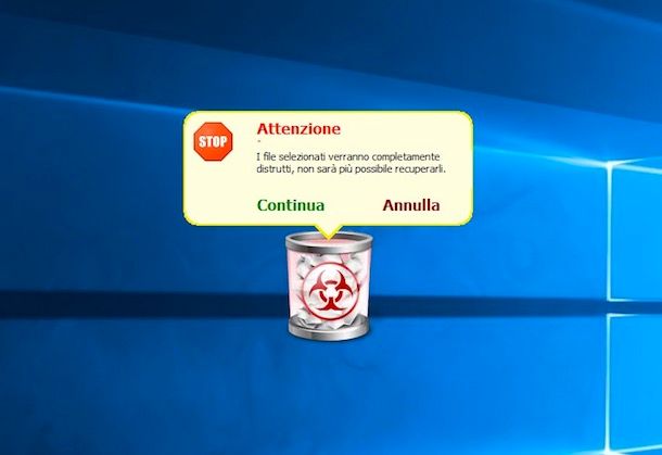 Come eliminare file completamente