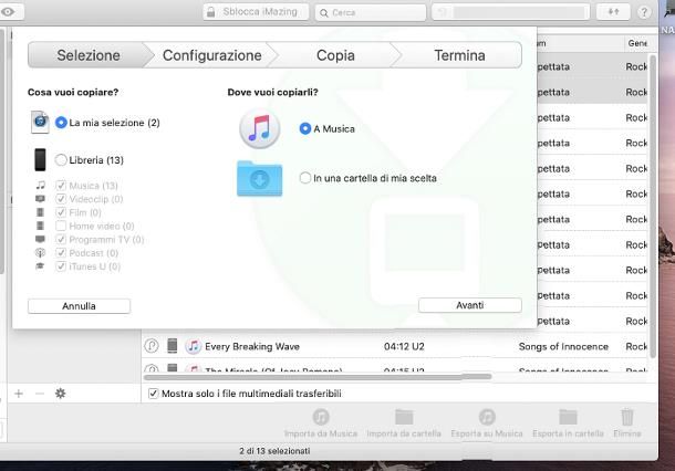 Come copiare la musica da iPod su Mac