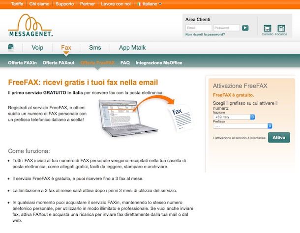 Come ricevere un fax tramite email 