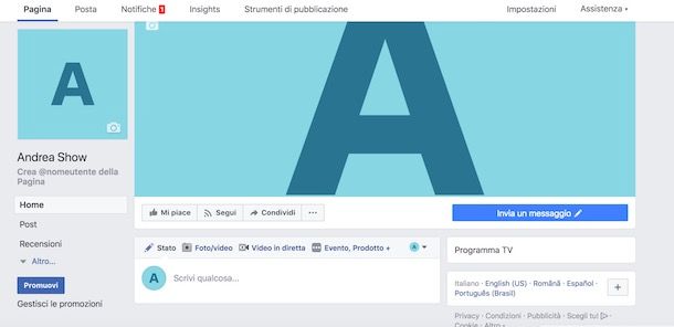 Creare una Web TV su Facebook