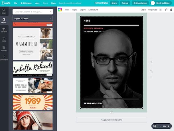 Come creare copertina di una rivista