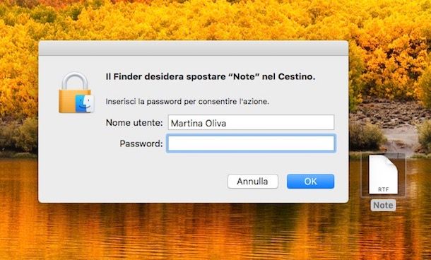 Come bloccare file