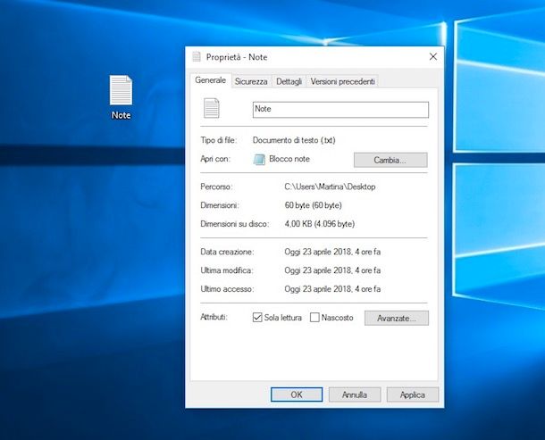 Come bloccare file