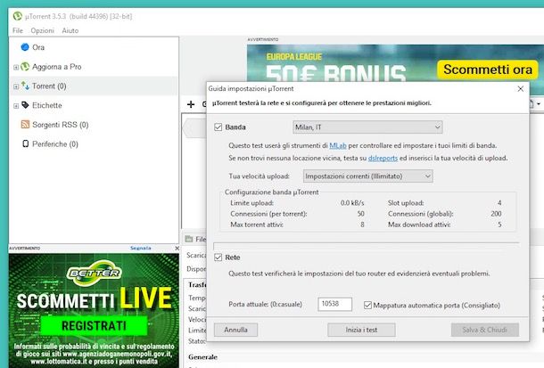 Guida uTorrent: download uTorrent e configurare uTorrent