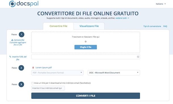 Come convertire PDF in Word