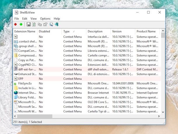 Eliminare le voci inutili dal menu che si apre con il tasto destro del mouse