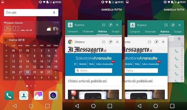 Chiudere applicazioni Android