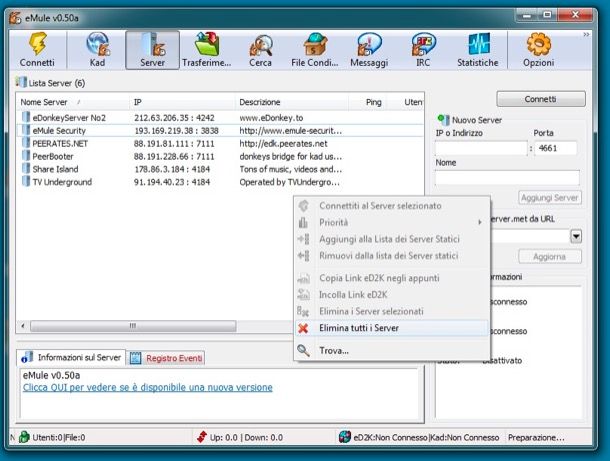 nuova versione emule subito