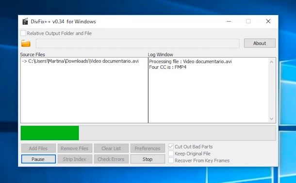 Come recuperare file video danneggiati