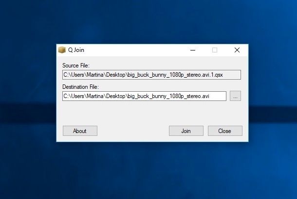 Come dividere un file 