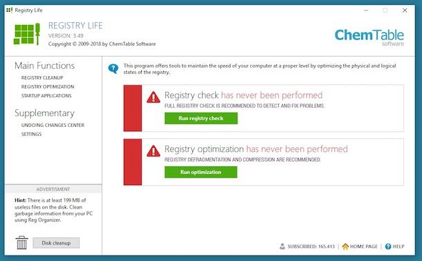 Come pulire registro di sistema di Windows