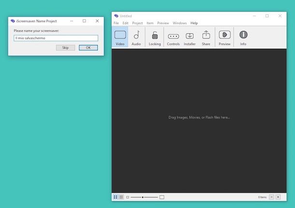 Come creare uno screensaver