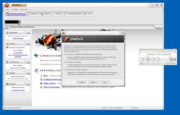 Shareaza: scaricare e configurare Shareaza in Italiano