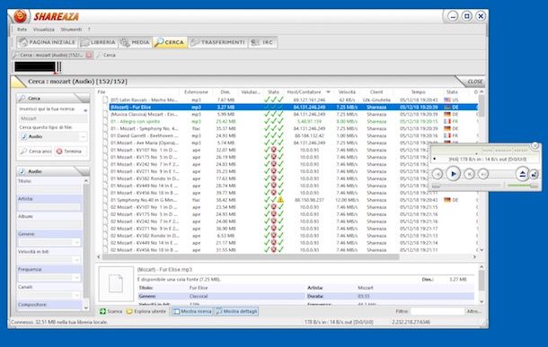 Shareaza: scaricare e configurare Shareaza in Italiano