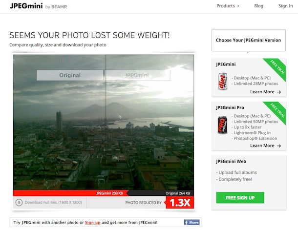 Come ridurre le dimensioni di una foto