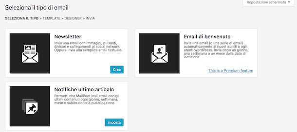 Invio newsletter con WordPress