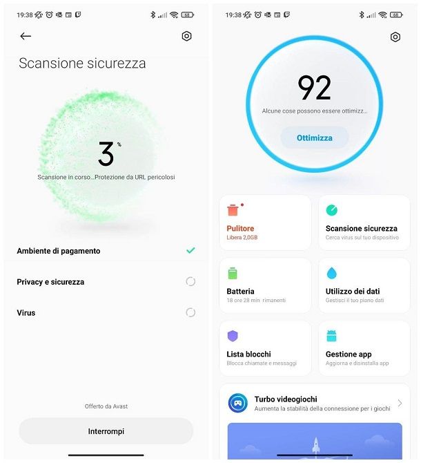Altri antivirus online gratis in Italiano per smartphone e tablet