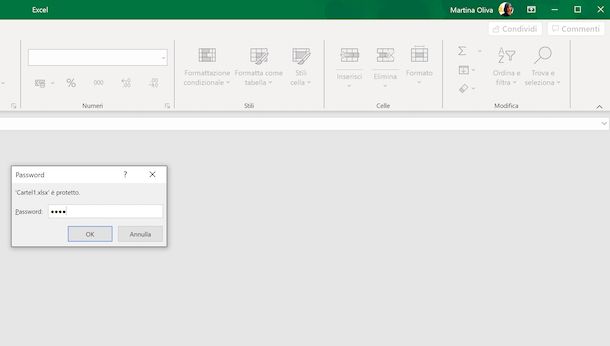 Password Excel computer