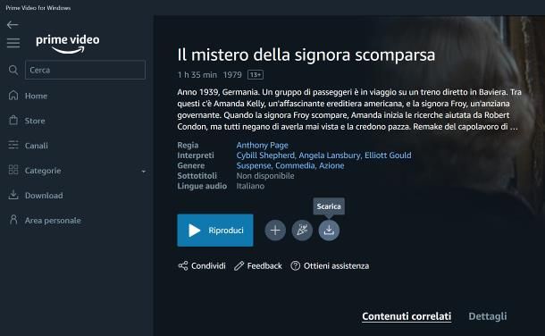 Come scaricare film da Prime Video