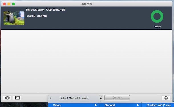 Come convertire file video MP4 in AVI