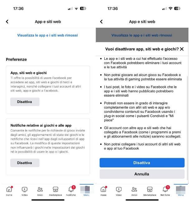 Come bloccare applicazioni su Facebook per smartphone e tablet