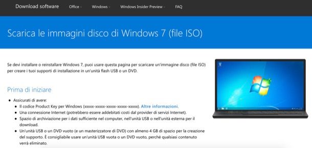 Come installare Windows 7 su Vista