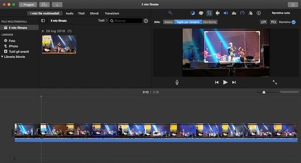 Zoom iMovie