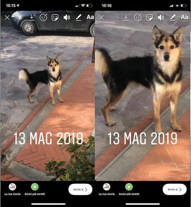 Come zoomare video su Instagram