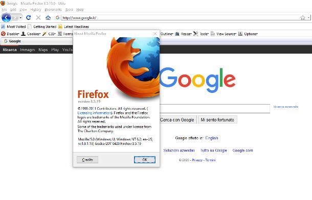 Come tornare alla versione precedente di Firefox