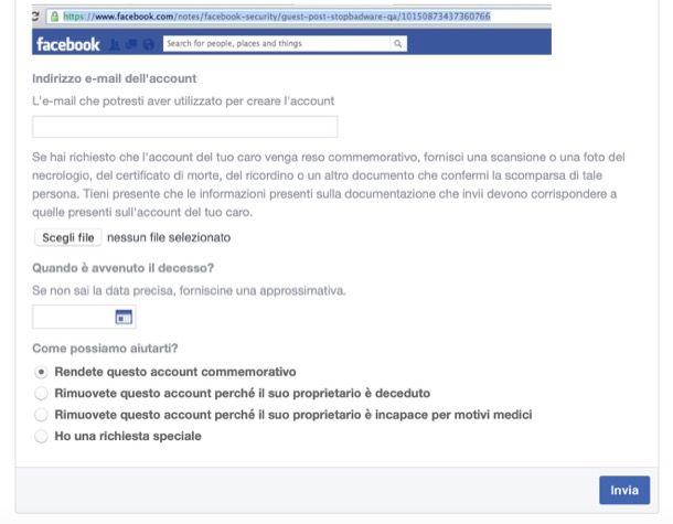 Come segnalare una persona su Facebook | Salvatore Aranzulla