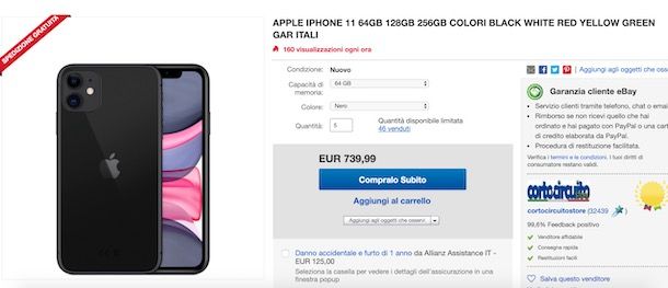 Come acquistare su eBay più oggetti dallo stesso venditore