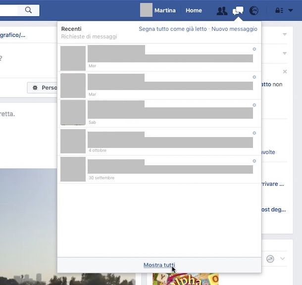 Come recuperare le conversazioni di Facebook