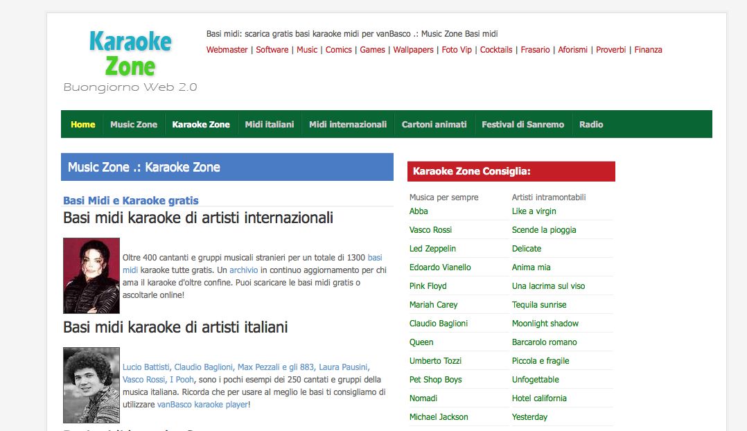 basi musicali gratis per karaoke
