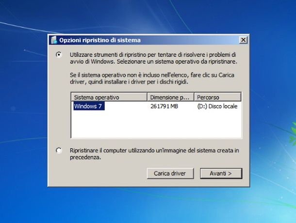 Come creare disco di ripristino Windows 7