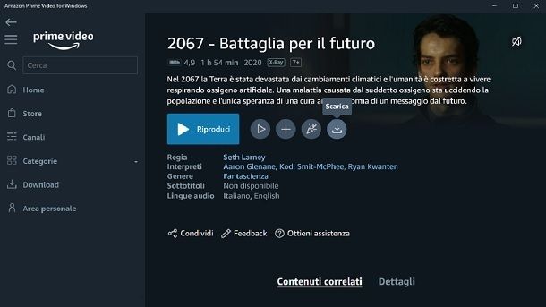 Come scaricare film gratis da Amazon Prime Video