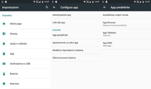 Come cambiare programma predefinito