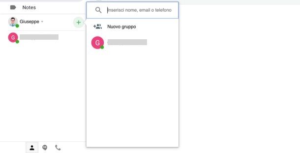 Chat di Gmail