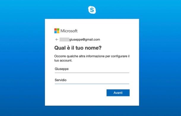 Registrazione Skype da computer