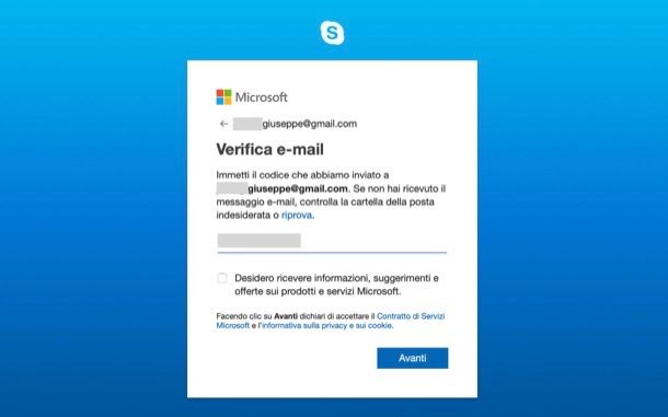 Registrazione Skype da computer