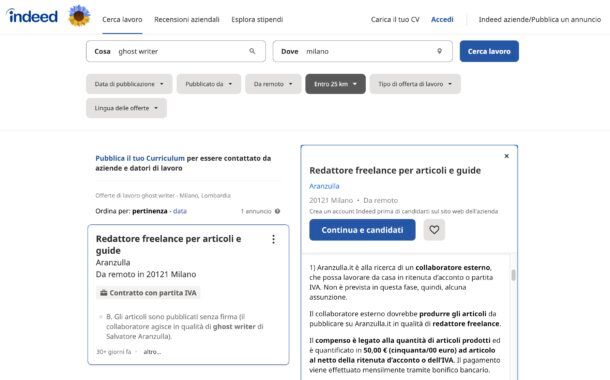 Come cercare lavoro su Internet